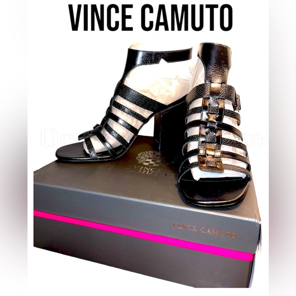 Vince Camuto Shoes - NEW! VINCE CAMUTO HICHENY LEATHER CAGE SANDAL